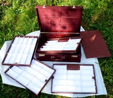 Lunettes CARTIER Brillen Koffer XXL Vintage Suitcase 4 Trays Frames Sunglasses