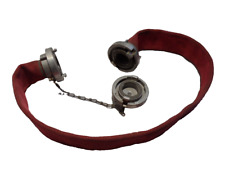 C-Schlauch Feuerwehrschlauch ca. 1 m mit Blindkupplung DDR Produktion