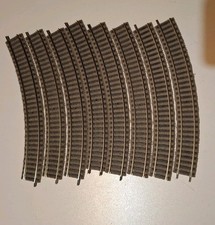 Fleischmann Profigleis 6120 - 8 x Gebogene Gleise R1 mit Bettung H0