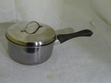 Thekla Stielkasserolle, Edelstahl 18-10 Ø 16 cm, kein Induktion.