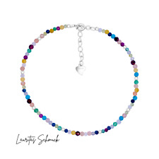 Multi Edelstein Armband 925