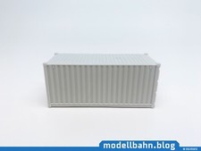 Grauer 20ft Container farblos