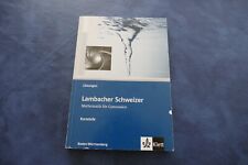 Lambacher Schweizer Mathematik Lösungen Gymnasien Kursstufe Baden-Württemberg