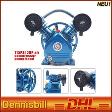 Kompressor Aggregat 2 Zylinder V-Typ Kompressor Luftkompressor-Pumpenkopf 1500W