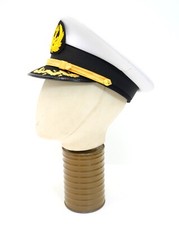Navy schirmmütze weiß - us,