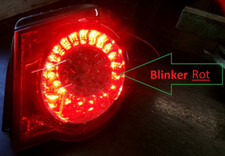 Heckleuchte rechts 12V für VW EOS mit Blinker rot  USA Version  2VA 009 246-121