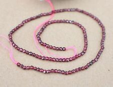 2-3 mm Facettiert  Granat Edelstein Strang ,  39 cm,  ,,Natur ,,,,( Grant- 82 )