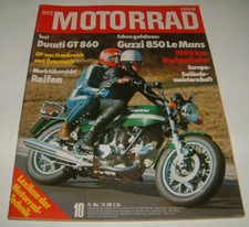 Das Motorrad 10/76 Ducati GT