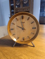 Tischuhr Kienzle Teakholz &