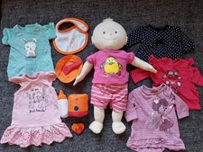 ❤️TOP Jako-o Krümel Puppe Stoffpuppe Baby 43 cm mit Kleidung und Zubehör❤️