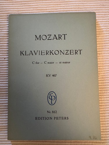 Mozart klavierkonzert dur kv - mozart, c-dur