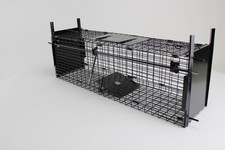 Campo24 Marderfalle Kastenfalle Lebendfalle Drahtkasten-60x18x20cm, dopp.Einlauf