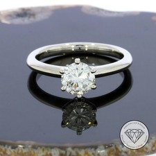 Wert 14100,- IGI zertifizierter Solitär Brillant Ring 1,01 Carat 750er Gold xxyy