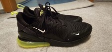 Nike Air Max 270 Black Volt Gr.45 Schwarz Gelb Gebraucht 