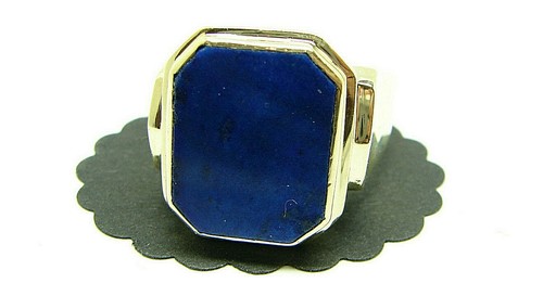 Herren lapis ring 585 gold - 585,