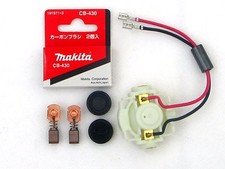 Makita Original Lagerschild 638921-2+Kohlebürsten CB 430+Kappen BGA452 BGD800 