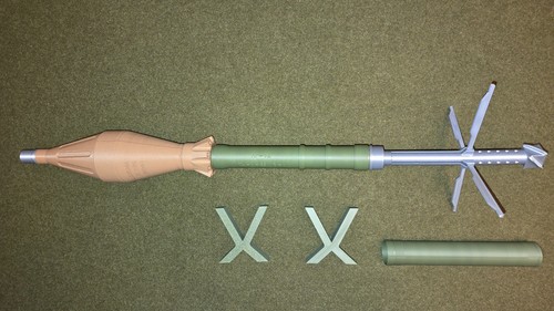 Army vietnam rpg 3d 1 - us, rpg-7