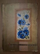 Blumen und Blütenzauber Sammelkarten alt SammelheftSammelalbum