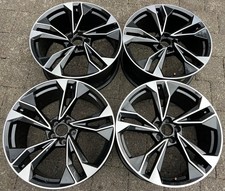 4 ORIGINAL 20" ALUFELGEN FELGEN AUDI A4 8W 8W0601025EQ 9x20 E34 FREIHAUS