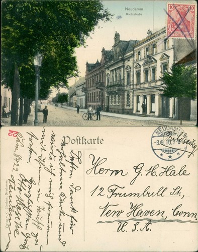 Postcard neudamm - neudamm, (neumark)