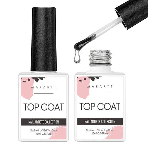 Top coat gel 2x10ml - top,