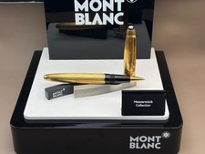 MONTBLANC Solitaire Vermeil Stripe 925 Silver Le Grand No162 Rollerball Full Set