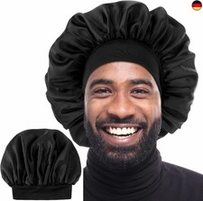 Schlafmütze aus Satin für Herren Seidenhaube Silk Bonnet Haarhaube Mütze Ve