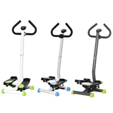 HOMCOM Stepper Fitness Swing Stepper mit LCD-Schirm bis 100 kg 55 x 44 x 108 cm