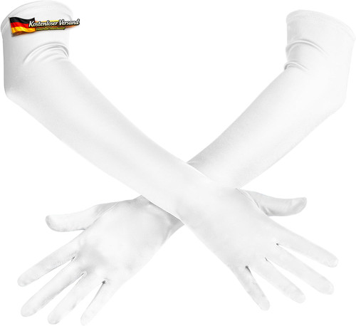 Lange satin handschuhe für - lange,