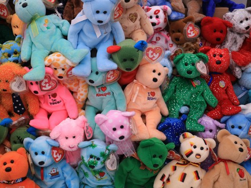 Beanie baby teddy bear - teddy, bär