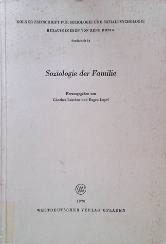 Soziologie der familie - soziologie,