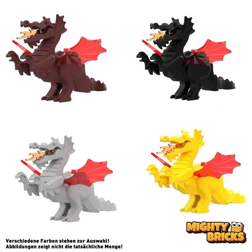 Klemmbaustein drache mit - klemmbaustein,