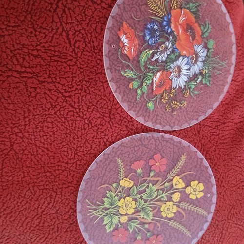 Vintage glasbilder rund - vintage,