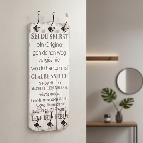 Wandgarderobe 100cm shabby - wandgarderobe,