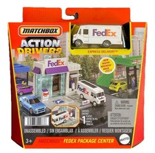 Matchbox FedEx Package Center Post Lieferdienst Delivery Spielset Kids Spielzeug