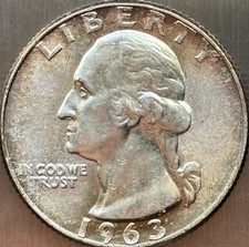 Silbermünze USA George