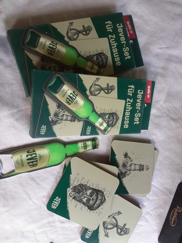 Jever pilsener set - pilsener,, jever-set