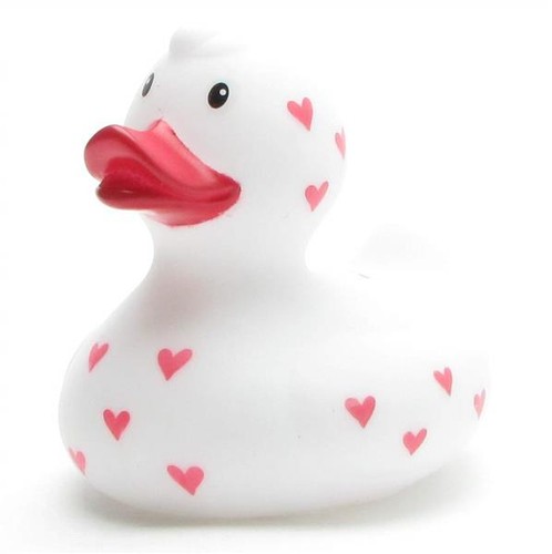 Badeente herzchen - badeente,