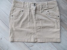 süßer Minirock  - Cord Rock -  beige  - Gr.  40 - Cotton