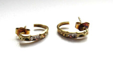 Paar Ohrringe + Gold + 333/8kt