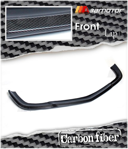 Carbon front bumper lip - front,
