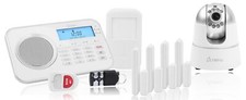 OLYMPIA Protect 9881 GSM Haus Alarmanlage Funk Alarmsystem mit IP-Kamera,und App