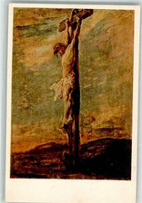 39908087 - Christus am Kreuz Religion von Rembrandt Farbenlichtdruck von Max