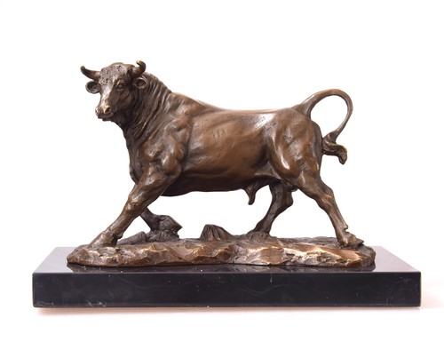 Bronzeskulptur stier bulle - stier,