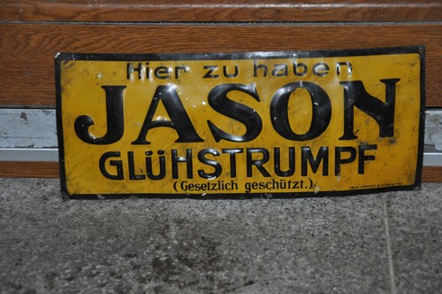 Altes blechschild 20er - blechschild,