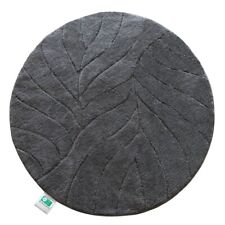 Badematte Badteppich in Rund Weiche Mikrofaser, Fußbodenheizung geeignet Maris