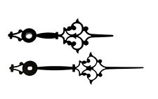 Ältere Uhrenzeiger Zeiger Ersatzteil f Uhrwerk Wanduhr Regulator Uhrmacher clock