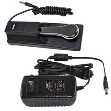 AC Adapter + Sustain Pedal