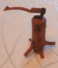 DDR Andenken Wurzel mit Axt "