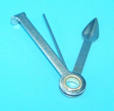 Pfeifenstopfer Pfeifenbesteck, Stahl mit Köcher